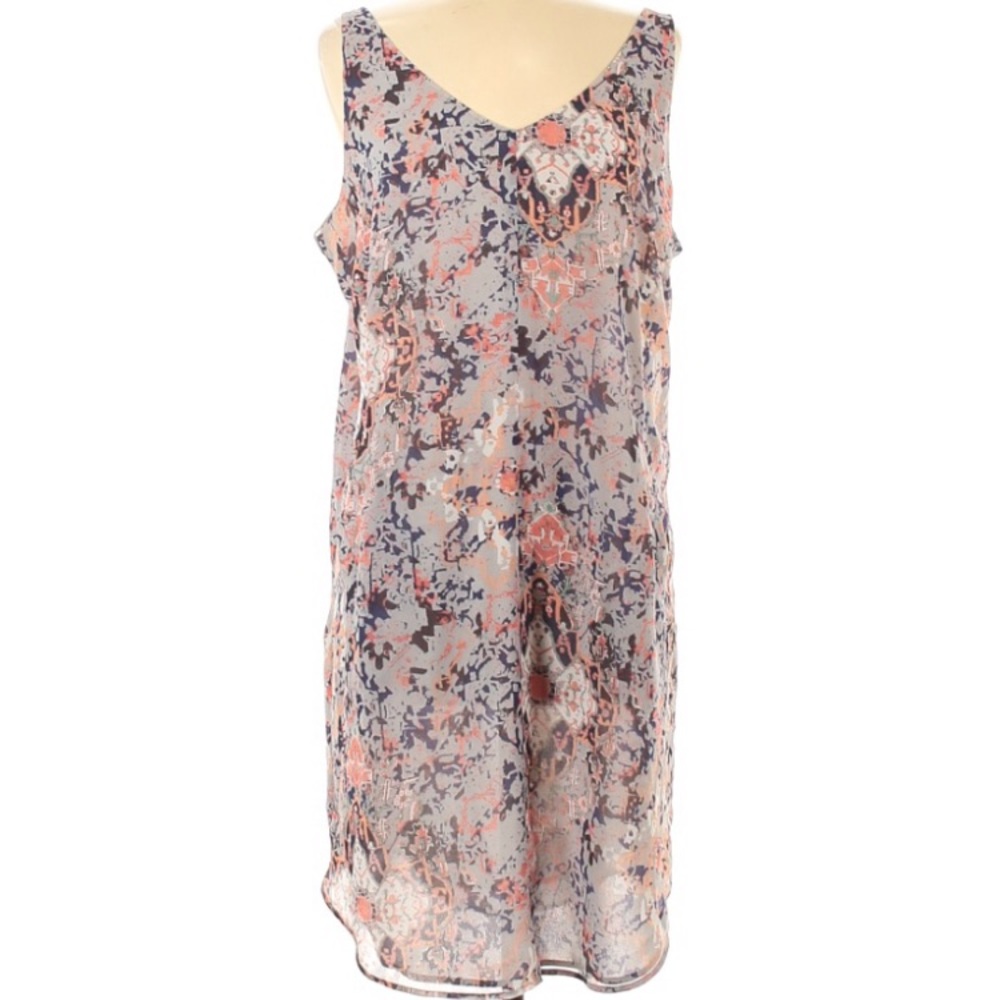 Cabi Spring Floral Shift Boho Dress Size Large